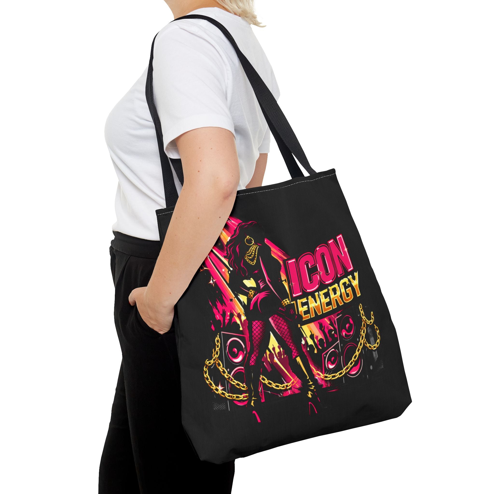 Icon Energy Tote Bag (AOP) Black
