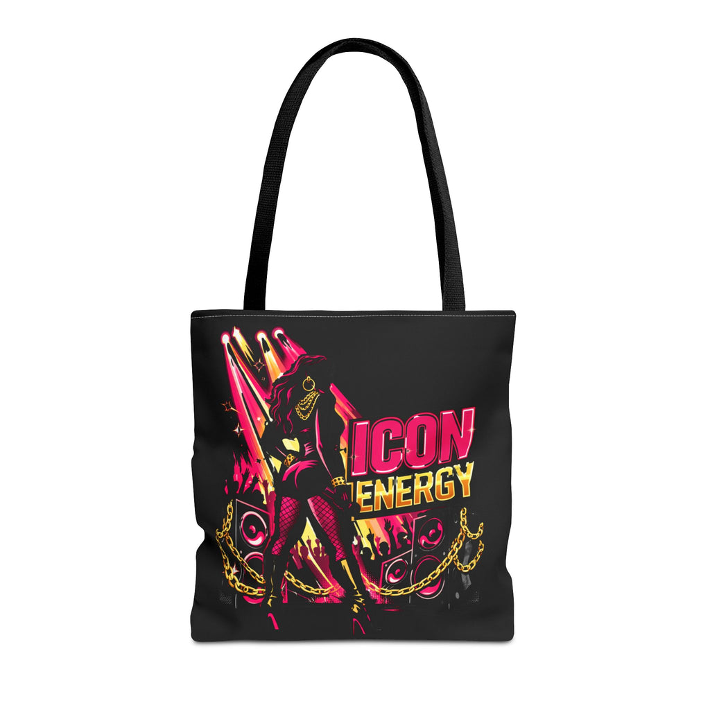 Icon Energy Tote Bag (AOP) Black