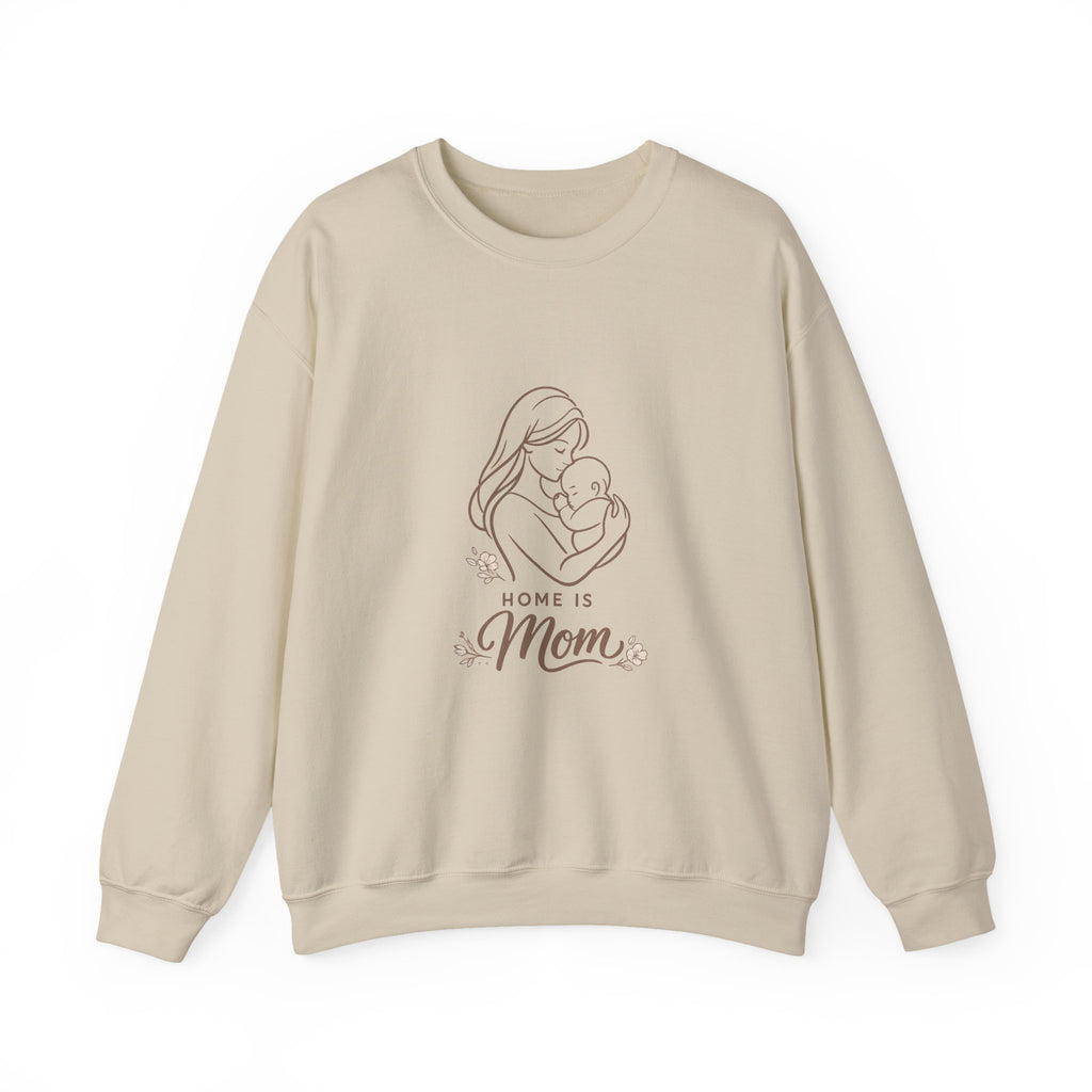 Home Is Mom Crewneck