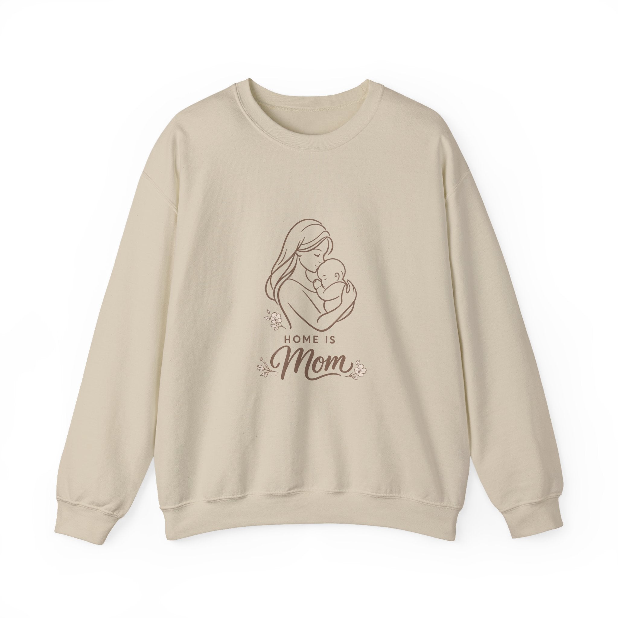 Home Is Mom Crewneck