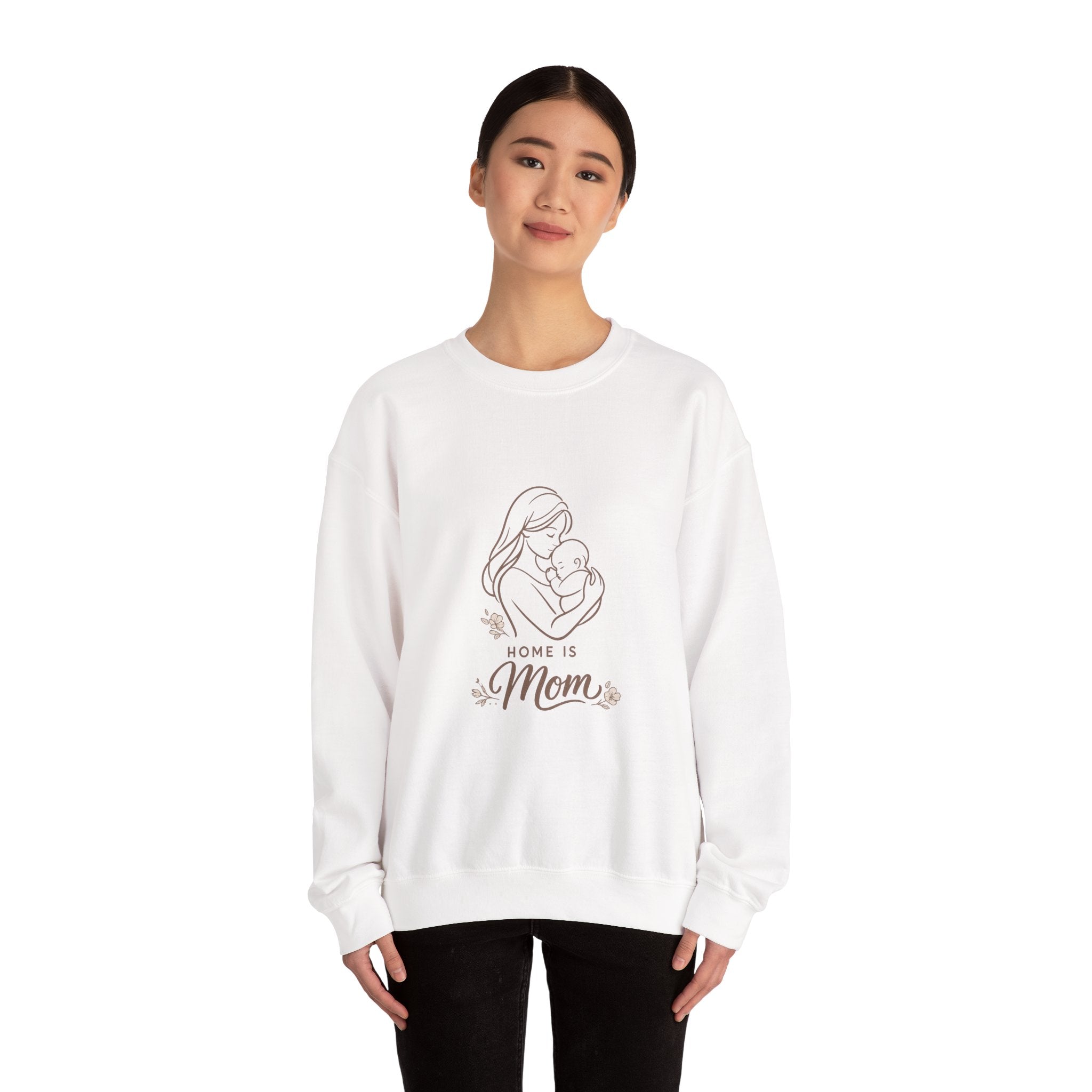 Home Is Mom Crewneck