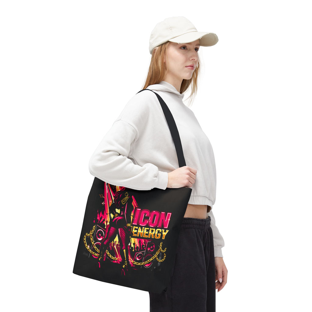 Icon Energy Tote Bag (AOP) Black