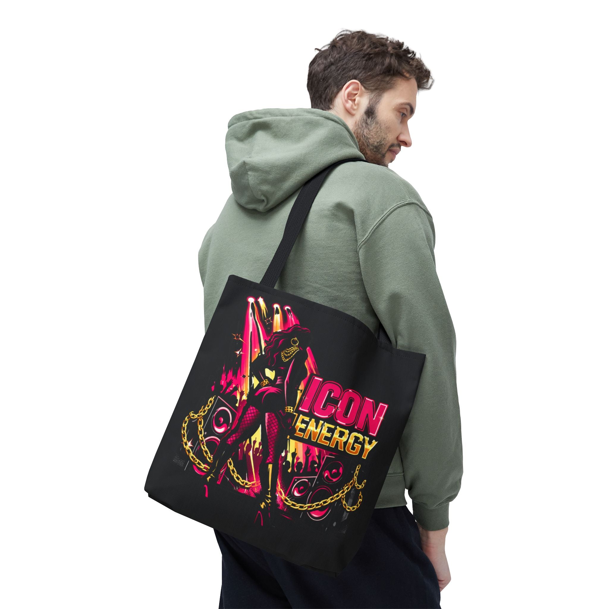Icon Energy Tote Bag (AOP) Black