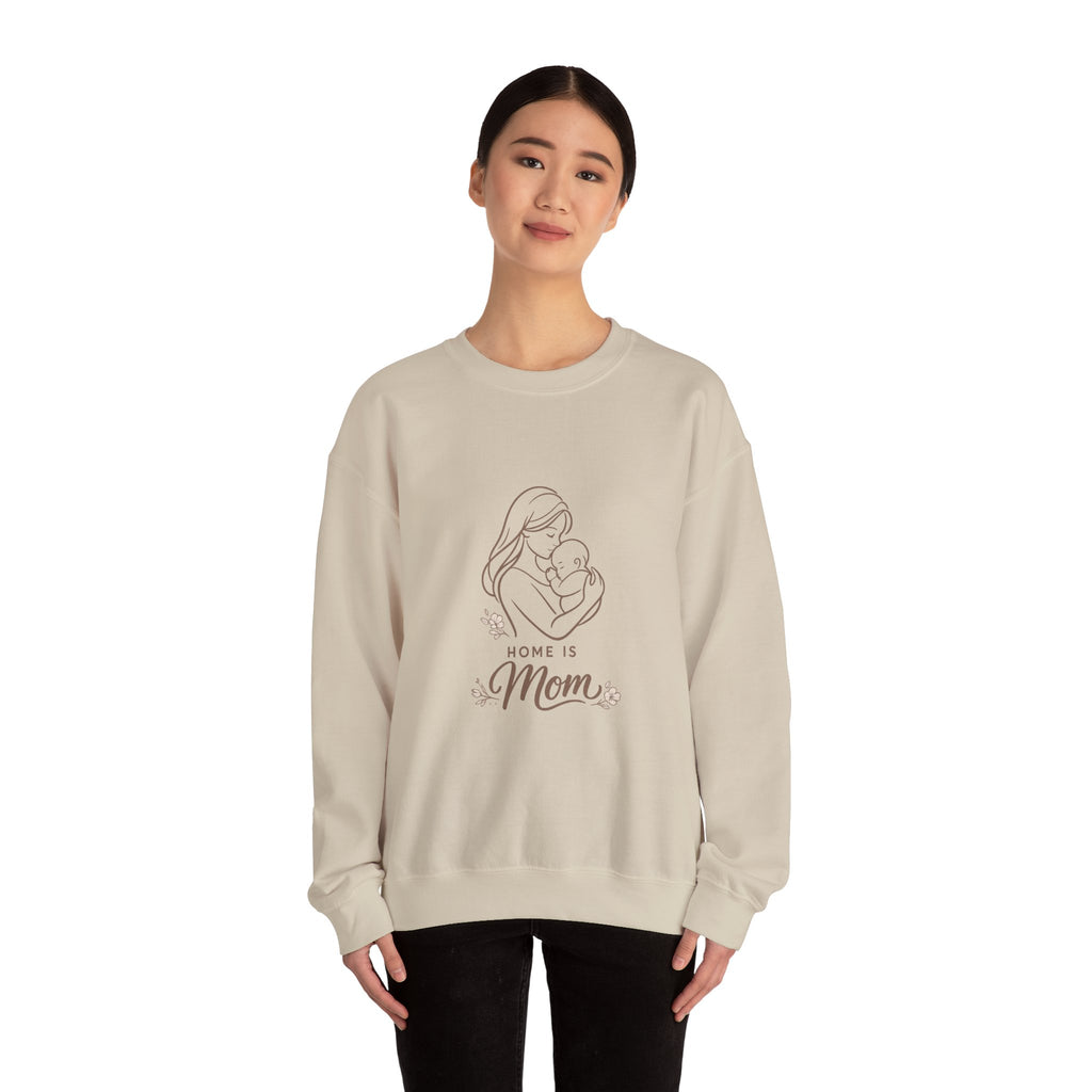Home Is Mom Crewneck
