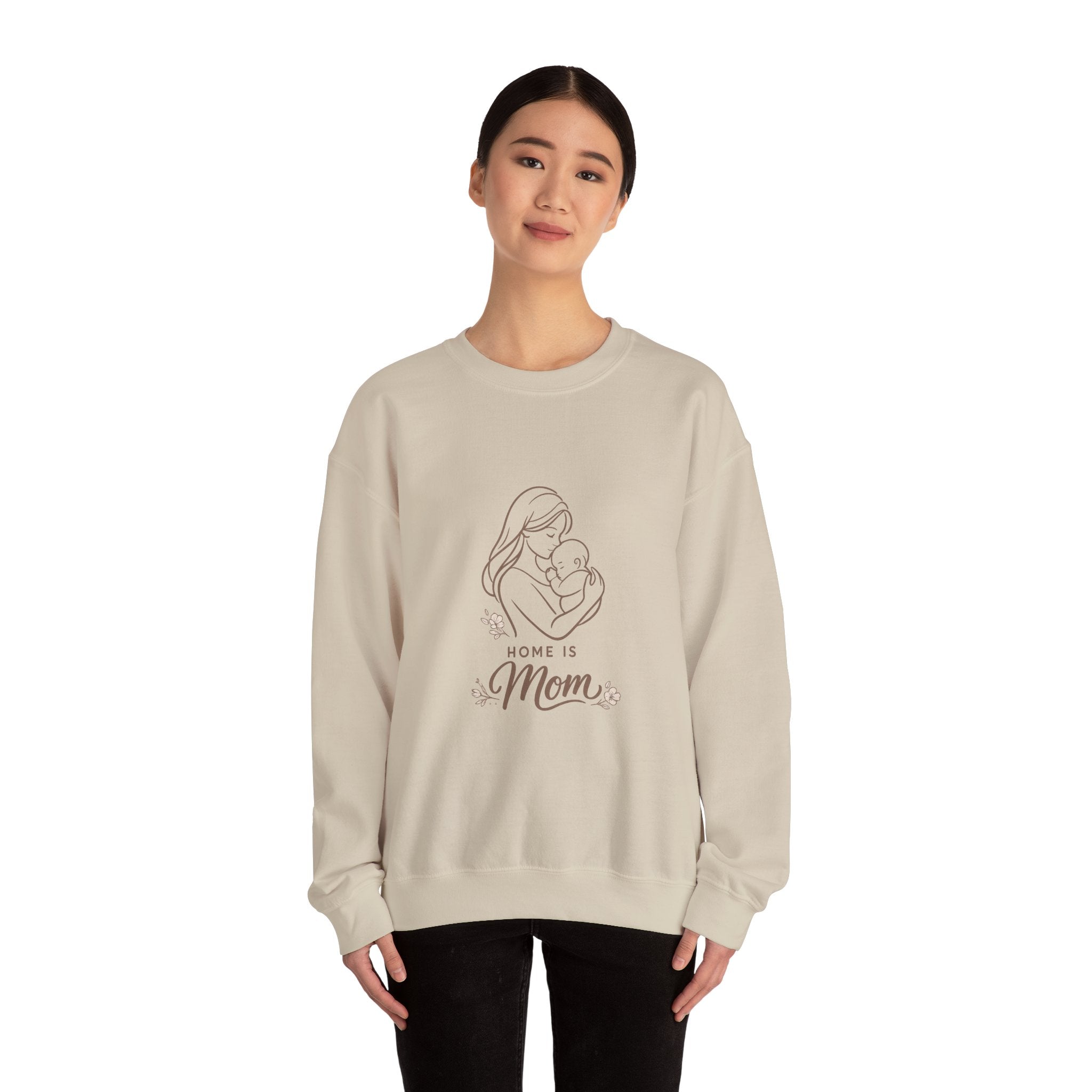 Home Is Mom Crewneck