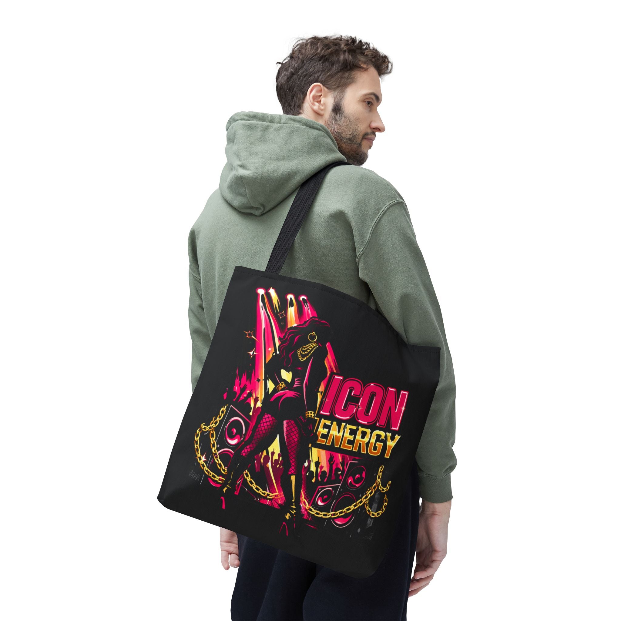 Icon Energy Tote Bag (AOP) Black