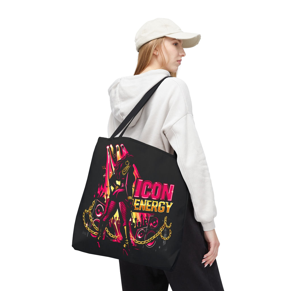 Icon Energy Tote Bag (AOP) Black
