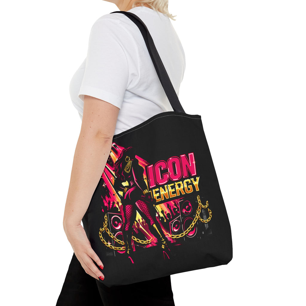 Icon Energy Tote Bag (AOP) Black