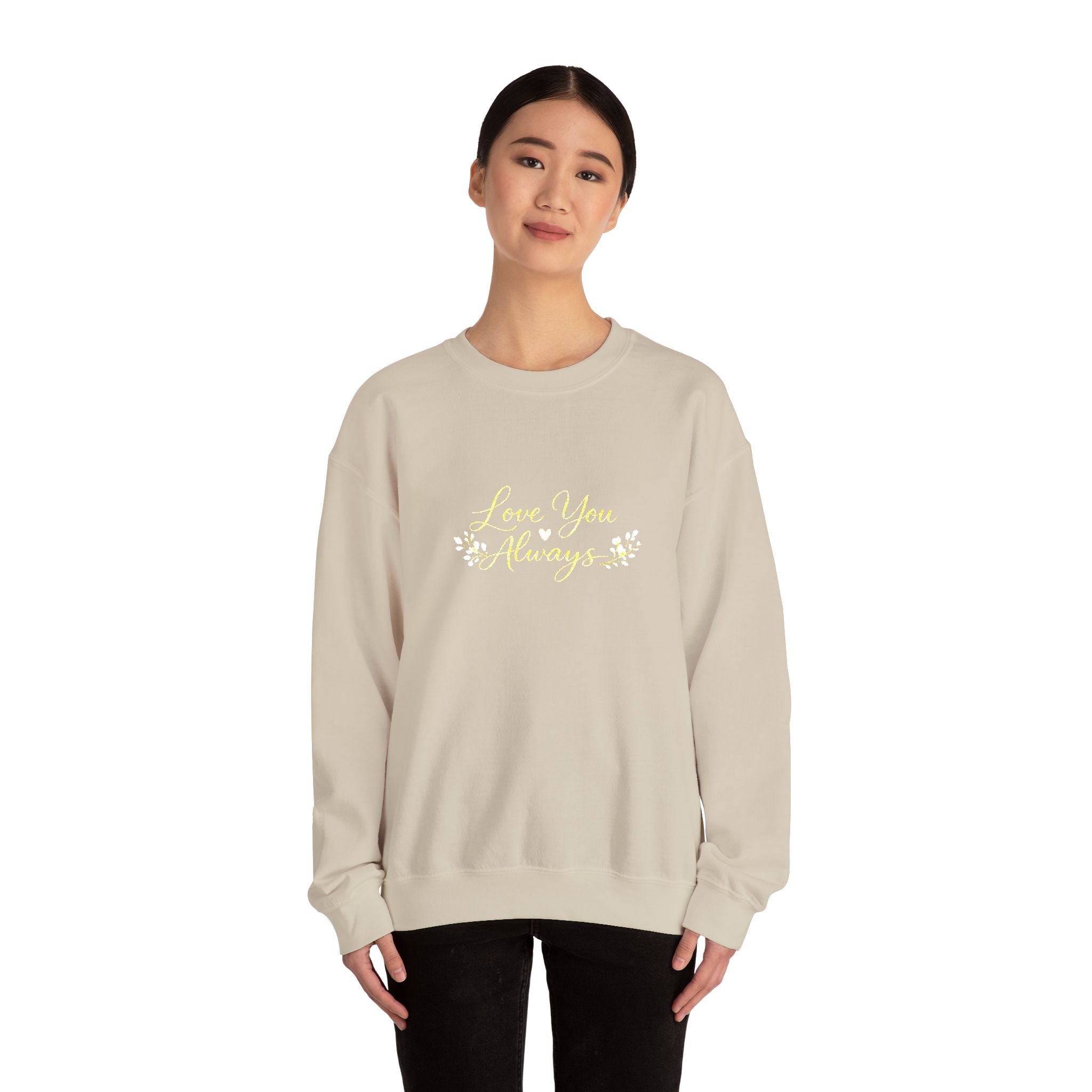 Love You Always Crewneck — Embroidered