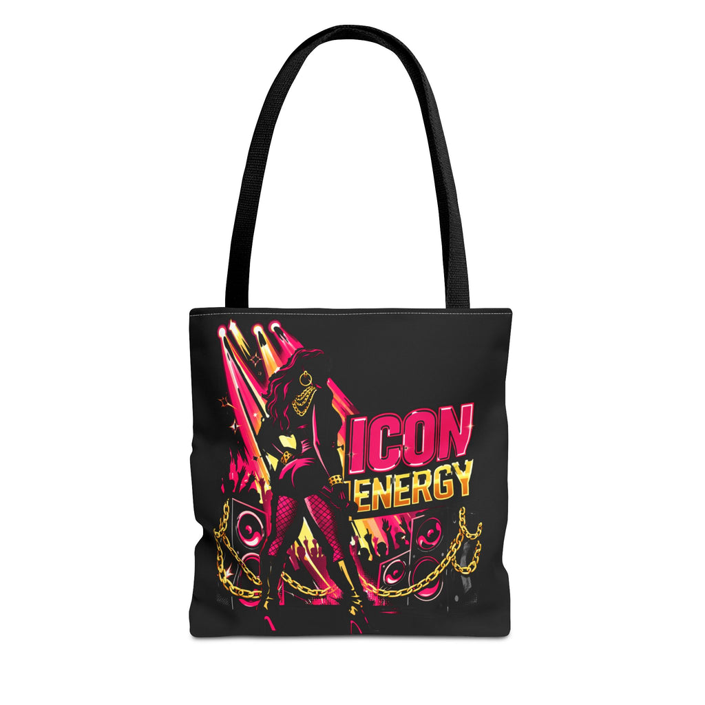 Icon Energy Tote Bag (AOP) Black